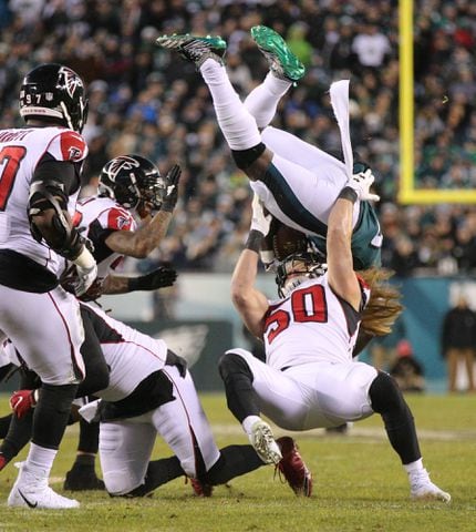 Photos: Falcons tackling the Eagles in NFC playoffs