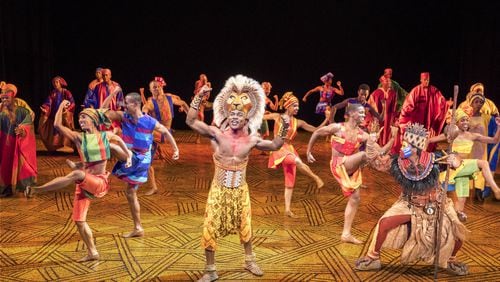 "The Lion King" returns to Atlanta this week for the first time since 2014. Photo: Deen van Meer