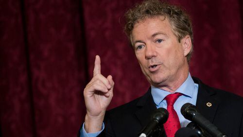 Sen. Rand Paul was attacked while he was mowing his grass.