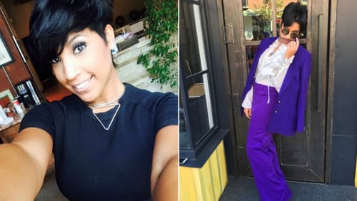 Atlanta stylist Talaya Render dressed up as Prince for Halloween for her company costume contest and looked eerily similar to the late legend.
