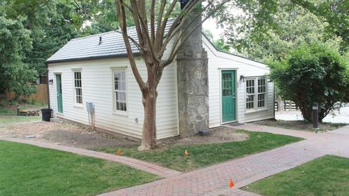 The city of Dunwoody recently refurbished the guest cottage at Donaldson-Bannister Farm. The circa-1930s cottage serves as office space for the Dunwoody Preservation Trust. CONTRIBUTED