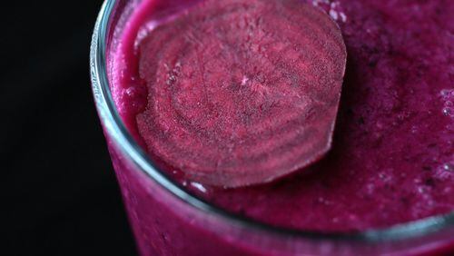 Mixed Berry and Beet smoothie. (Robert Cohen/St. Louis Post-Dispatch/TNS)