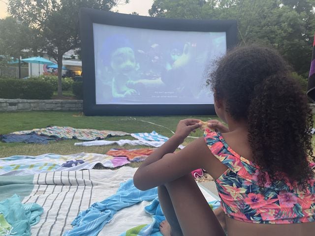 Swim-in movie event at Piedmont Park