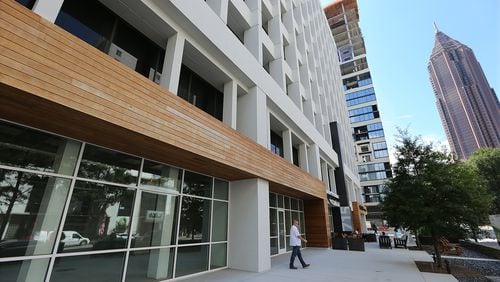 A new Honeywell division and research center is set to open at 715 Peachtree Street in Midtown Atlanta. Curtis Compton/ccompton@ajc.com