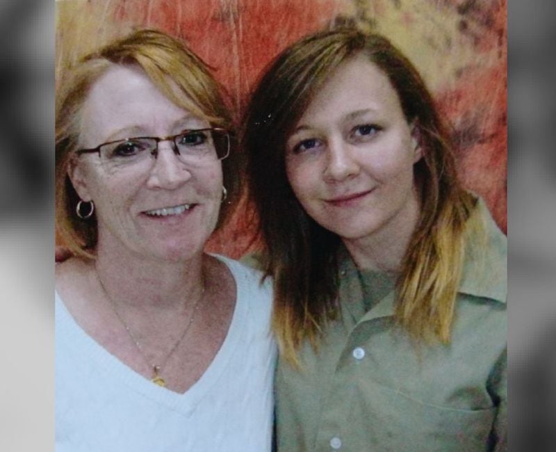 Billie Winner-Davis (left) says her daughter Reality Winner has mostly given up hope of getting out of prison before her 63-month sentence ends, when she will be 30 years old. SPECIAL 