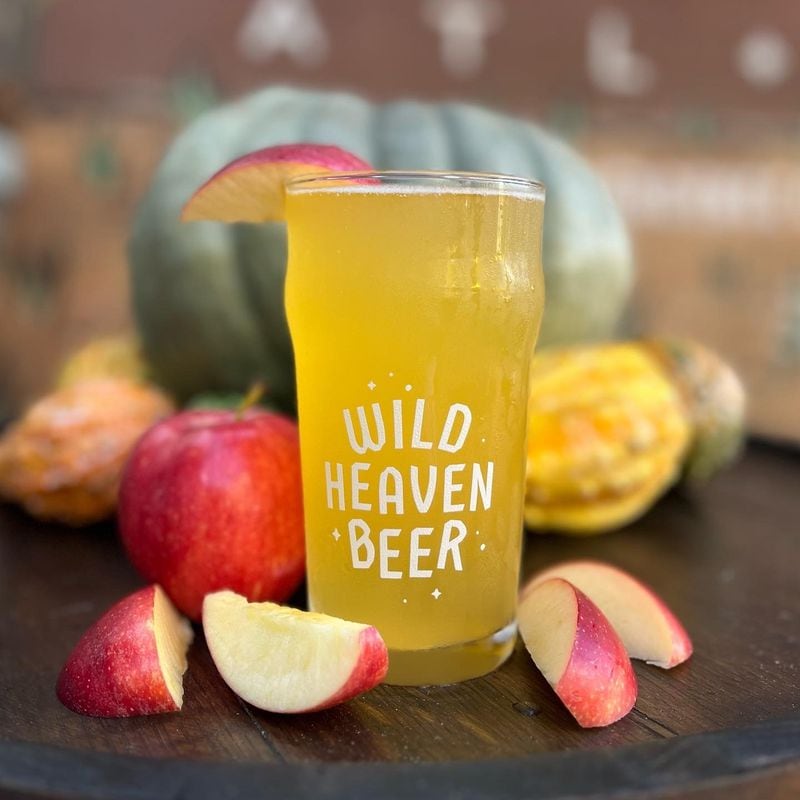 Wild Heaven’s French-style, dry hard cider is made with apples from Georgia’s Mercier Orchards and is fermented with a Côte des Blancs champagne yeast. Courtesy of Greta Biesel