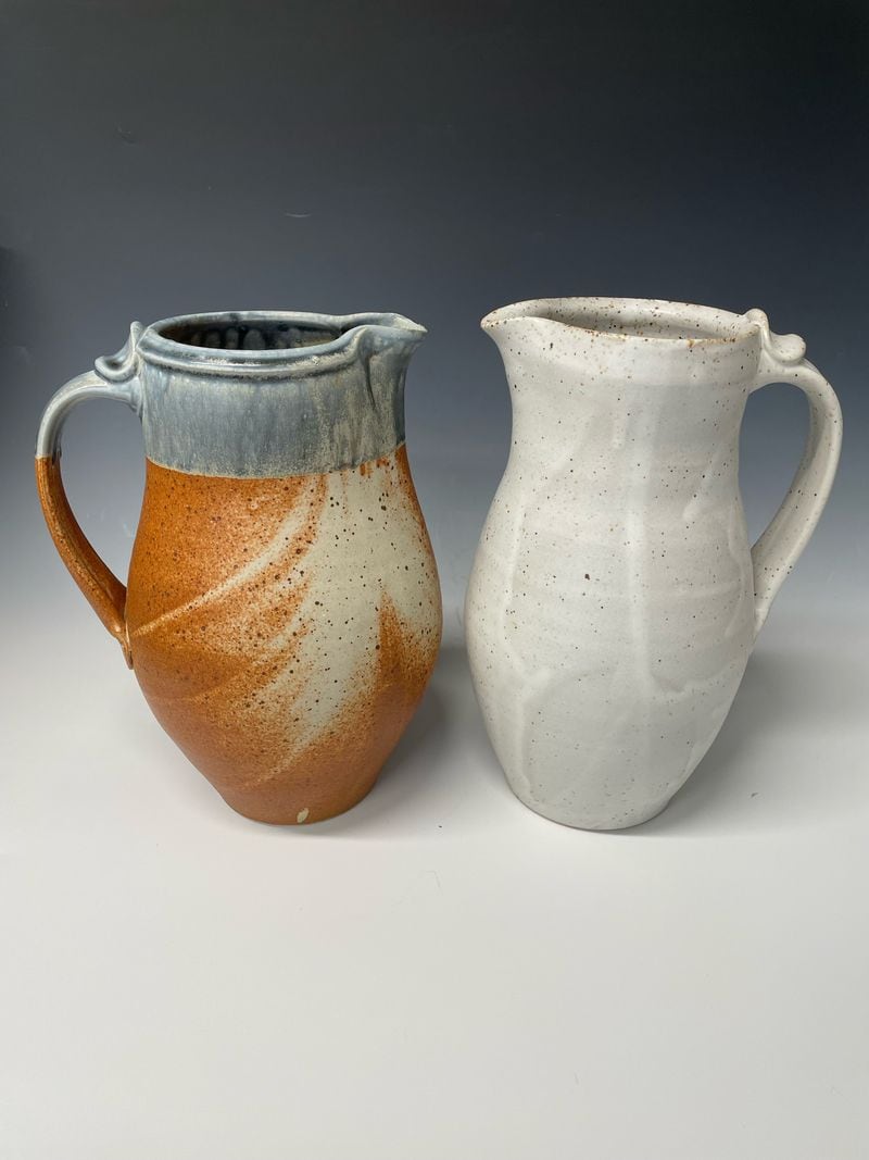 Pitchers from Hickory Flat Pottery 
(Courtesy of Cody Trautner)