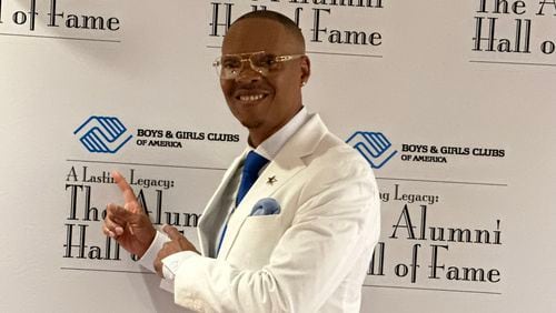 Ronnie DeVoe was one of seven people inducted into the 2024 Boys & Girls Club Hall of Fame May 16, 2024 in downtown Atlanta at an induction dinner. RODNEY HO/rho@ajc.com