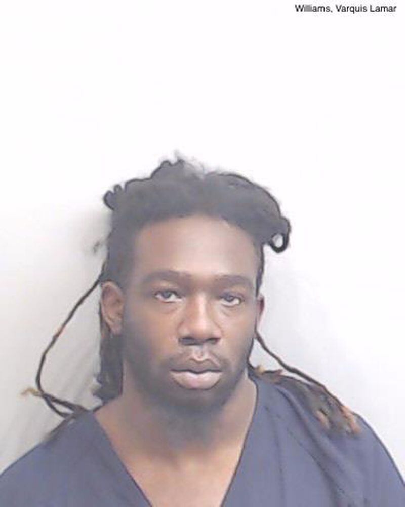 Vorquis Williams, 28, is being held at the Fulton County Jail on charges of murder and aggravated assault. 