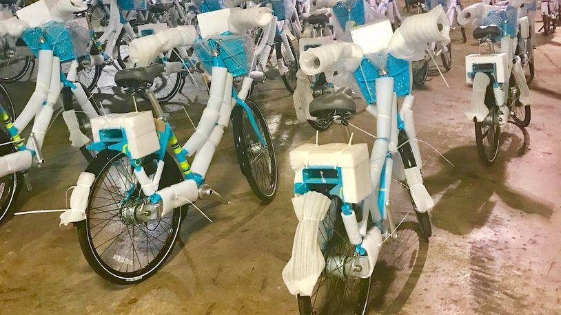 These 500 new bikes arrive recently to add to the fleet in the Relay Bike Share program. CONTRIBUTED