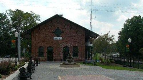 The train depot is among the Hampton facilities available for use by citizens for events.
