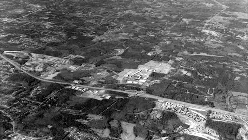Panola road at I-20, Dekalb County, 1974