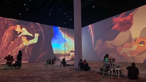 "The Disney Immersive Experience" is at 159 Armour Drive in Atlanta at least through July 2023. Tickets start at $29.99. RODNEY HO/rho@ajc.com