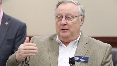 Jim Beck became the commissioner of the Georgia Insurance Department in January 2019. Four months later, he was indicted on charges that he swindled a former employer out of $2 million to, among other things, pump money into his 2018 campaign for office. (PHOTO by EMILY HANEY / emily.haney@ajc.com)