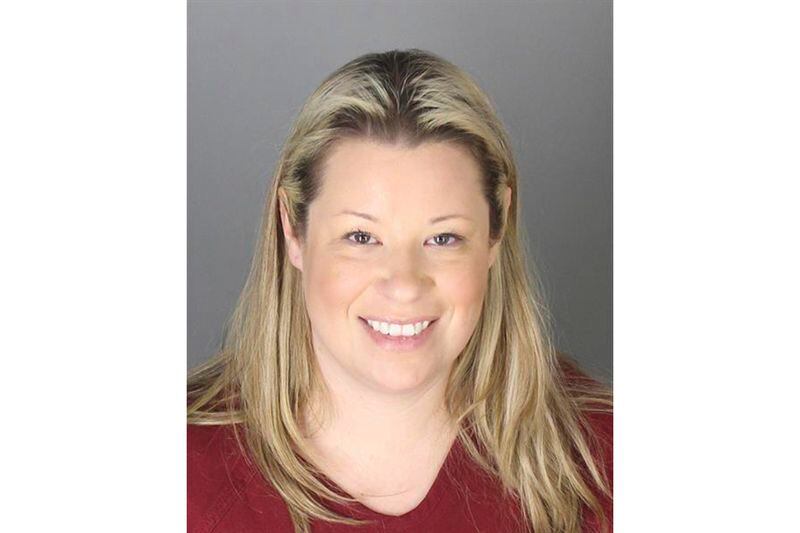 FILE - This booking photo released by the Oakland County, Mich., Jail shows Stefanie Lambert. Michigan Attorney General Dana Nessel announced charges Wednesday, May 8, 2024, against former Adams Township Clerk Stephanie Scott and her attorney, Lambert, who is pro-Trump, for allegedly allowing unauthorized access to a computer and its voter data in a search for fraud related to the 2020 election. (Oakland County Jail via AP, File)