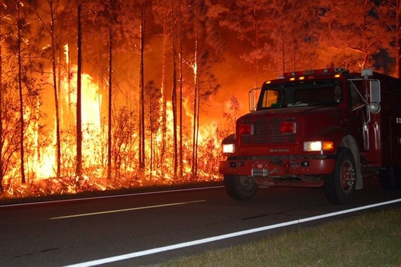 The Georgia Forestry Commission deploys crews to fight wildfires in Georgia and other states. 
