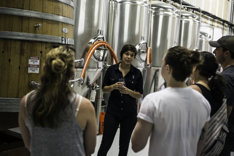 A tour of the Abbey of the Holy Goats brewery in Roswell. (Kenny Kerekes)