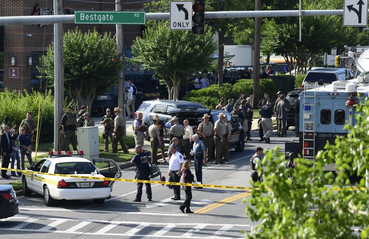 Photos: 5 dead in Capital Gazette newspaper shooting