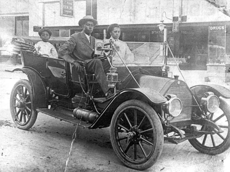 The Williams family in the Greenwood District of Tulsa, Oklahoma. The area was a thriving center of black life before the massacre of 1921. CONTRIBUTED BY GREENWOOD CULTURAL CENTER