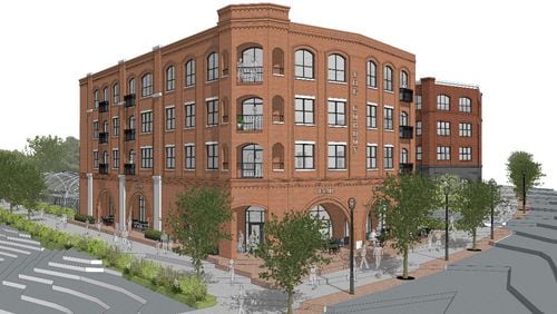 A rendering of The Gordon, a new mixed-use project coming to Chamblee.