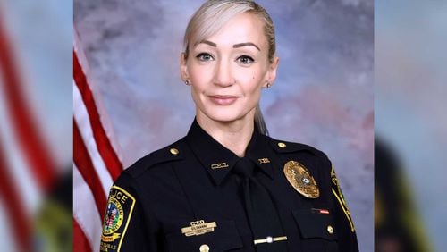 Capt. Tawnya Gilovanni, the first woman to be named captain in the Lawrenceville Police Department, came forward with claims of sexual harassment within the agency last year, prompting an internal investigation and leading to the departures of the police chief and the captain over criminal investigations. The AJC does not typically identify victims of sexual harassment, but through her attorney, Gilovanni agreed to be named in this story. (Handout)