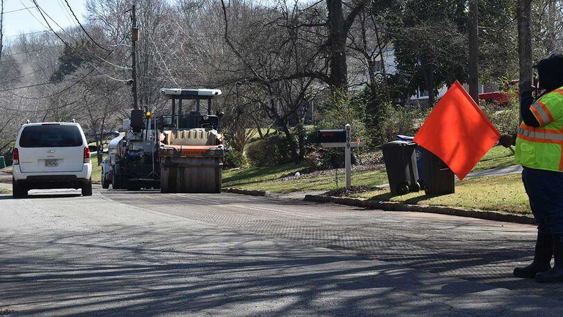 The City of Tucker’s 2021 road resurfacing campaign officially began on Tuesday, March 9. CONTRIBUTED