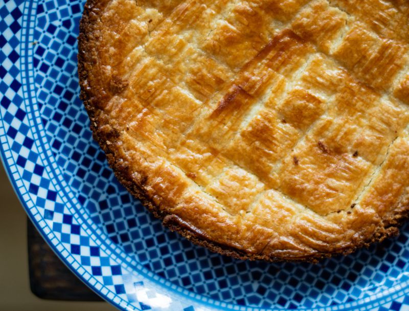 Dutch boterkoek is rich and buttery inside with a flaky, browned crust on top. CONTRIBUTED BY HENRI HOLLIS