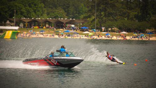 Each year, water sports compete at the Masters Water Ski & Wakeboard Tournament at Callaway Gardens. CONTRIBUTED BY: Nautique