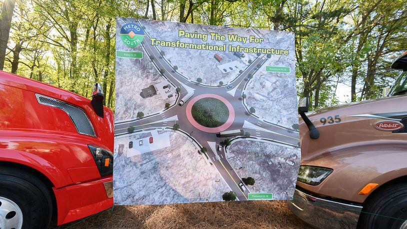 This is a rendering of a planned five-way roundabout that's poised to come to southeast Atlanta.