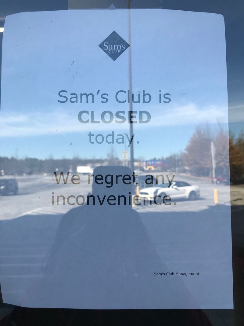 The Sam’s Club in Stonecrest closed abruptly on Jan. 11, 2018.
