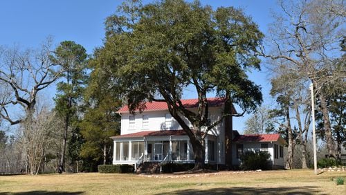 The main house on the Andalusia property where Flannery O’Connor resided with her mother.