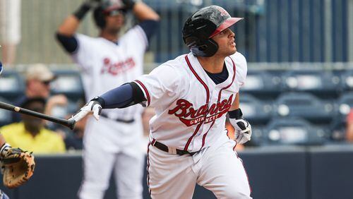 Tommy LaStella, a singles hitter at Triple-A Gwinnett, who might well get a majjor-league callup soon if Dan Uggla can't break his batting slide. Is it time for Braves to give prospect Tommy La Stella (now in Gwinnett) or Ramiro Pena a shot at second base job? (Karl Moore)