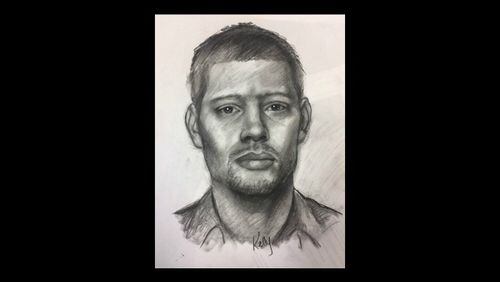 The suspect in the sketch is believed to have attempted a kidnapping in Newnan. (Credit: Newnan Police Department)