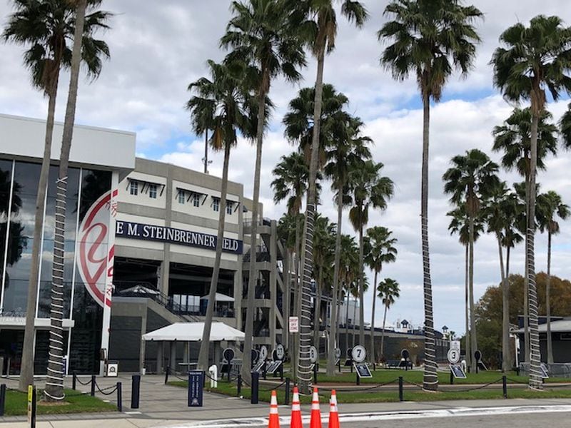 The last game I covered before the sports shutdown was at George M. Steinbrenner Field in Tampa on March 8. I snapped this photo as I was leaving.