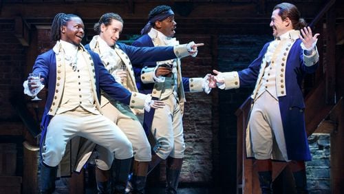 Have fun at "Hamilton," but also keep your theater neighbors in mind. Photo: Joan Marcus