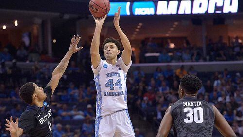 In the latest NBA mock draft by the AJC's Chris Vivlamore, the Hawks will select North Carolina's Justin Jackson with the 19th pick of the first round.