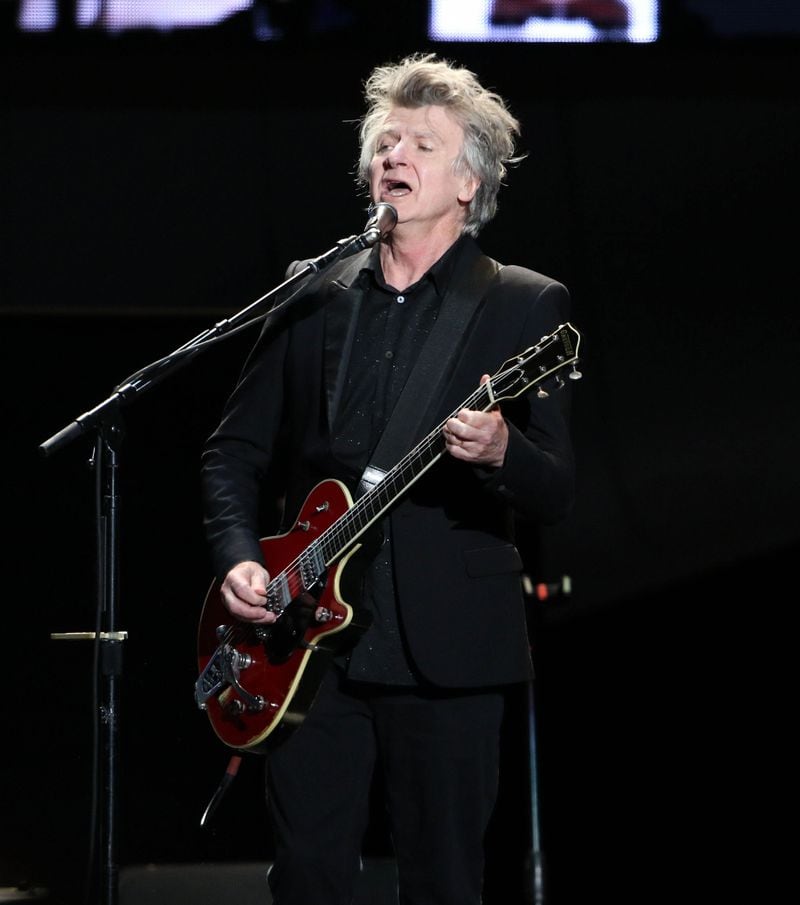 Neil Finn, lead singer of Crowded House, is now part of Fleetwood Mac on the current tour. He is here performing at State Farm Arena in Atlanta March 3, 2019.