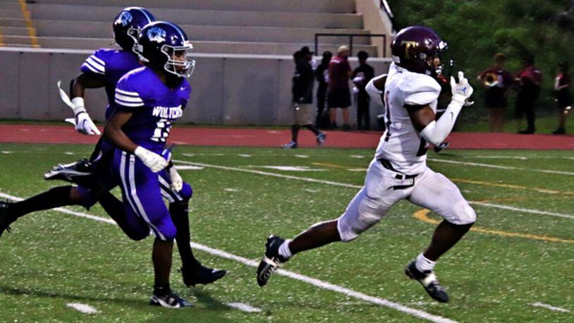 Tucker's Jordan McCoy ran for 271 yards and scored four touchdowns in the 45-14 win over Miller Grove.