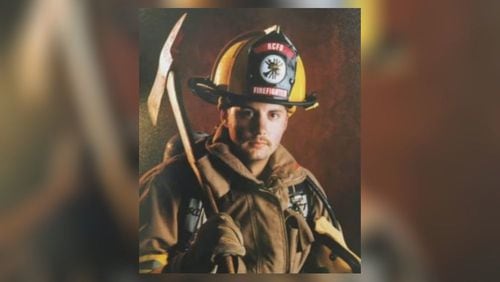 Chad Smith, a Rockdale County firefighter, died Sunday in a car crash.