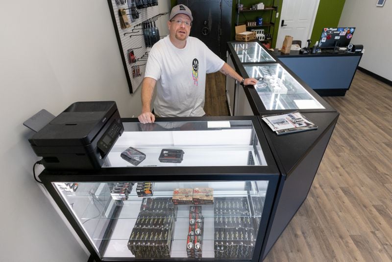 John Waldren says he's “still very Second Amendment," even though he closed his gun store in Duluth out of concern about gun violence. "I just don’t want to sell things when you can buy something with me, then you can go somewhere and they tell you that you can’t bring your gun in,” he said. “So you leave it in the car. And then it can get stolen and end up in the hands of criminals who use that gun to commit crimes.” (Steve Schaefer/steve.schaefer@ajc.com)