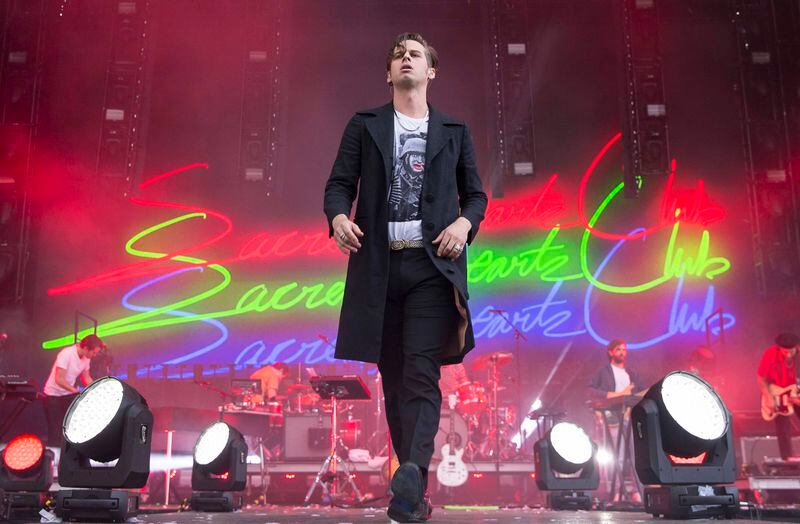 Foster the People performs at the Roxy stage during the Music Midtown festival at Piedmont Park in Atlanta, Sunday, September 16, 2018. (ALYSSA POINTER/ALYSSA.POINTER@AJC.COM)
