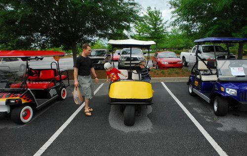 Golf carts in Peachtree City