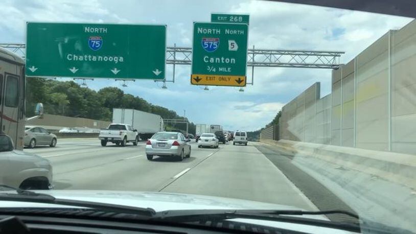 Drivers will see changes to the speed limit on Interstate 575 in Cobb and Cherokee counties.