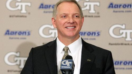 Georgia Tech athletic director Mike Bobinski likes the direction of the team, acknowledging that "very few seasons are straight-line exercises." (AJC)