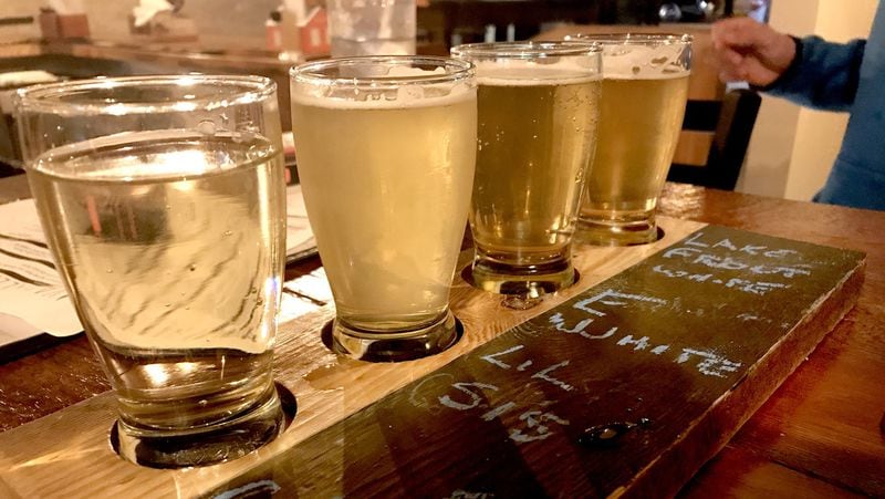 At  Valhalla Nordic Tap House you can build your own flight of beer for $5. (Amy Bertrand/St. Louis Post-Dispatch/TNS)