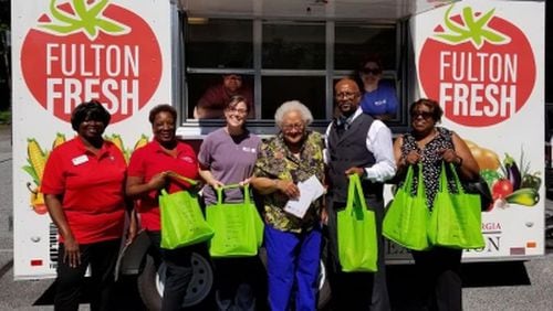 Fulton Fresh Mobile Market continues on Tuesdays, Wednesdays and Thursdays until June 30 for the first session and July 12 to Aug. 11 for the second session. (Courtesy of UGA Extension)