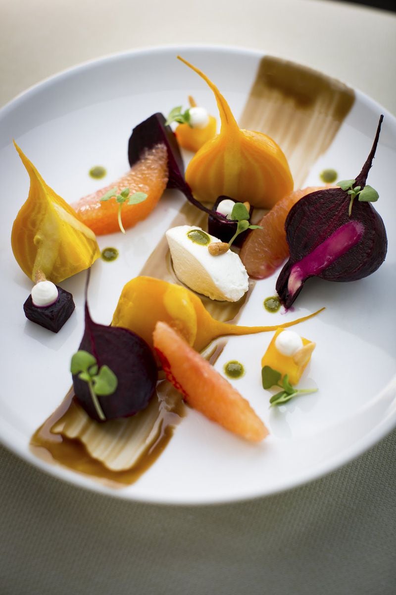 A colorful beet salad is on the lunch menu at the resort’s True restaurant. CONTRIBUTED BY HILTON HEAD HEALTH