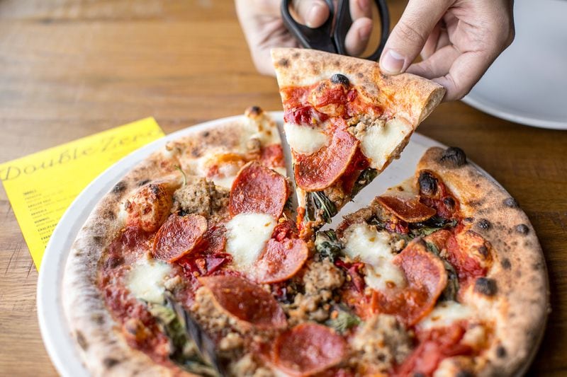Learn to make pizza from scratch during a pizza-making class at Double Zero.
(Courtesy of Heidi Harris)