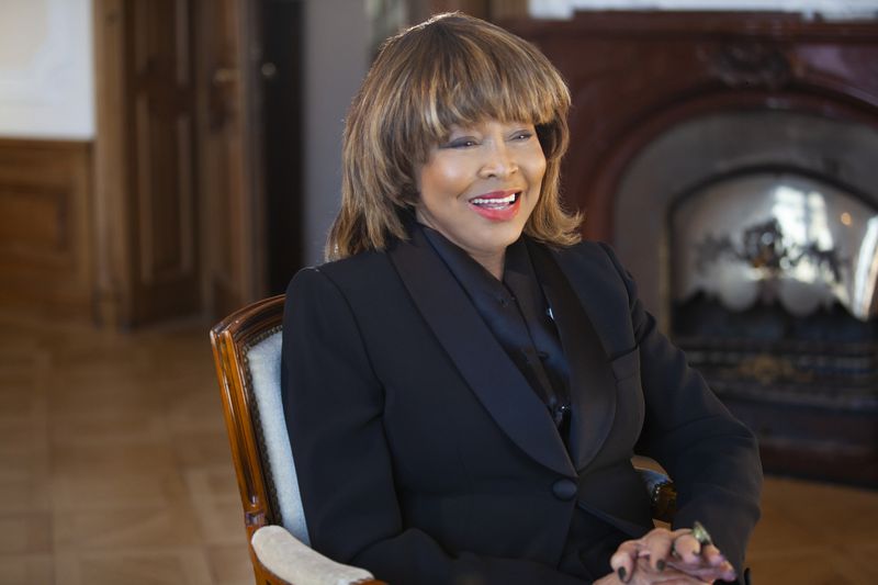 Tina Turner sits for an interview in 2019 for her HBO documentary, which first aired March 2021. Courtesy of HBO