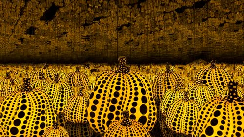 “All the Eternal Love I Have for the Pumpkins” is one of the “Infinity Rooms” that are part of the “Yayoi Kusama: Infinity Mirrors” exhibit, coming to the High Museum Nov. 18.